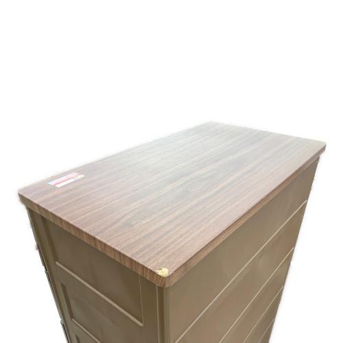 ウッドトップチェスト ブラウン 85 7段