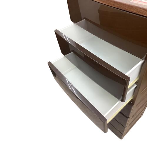 ウッドトップチェスト ブラウン 85 7段