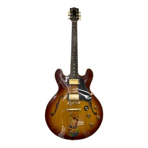 F&G Daniels セミアコギター ※ハードケース付き