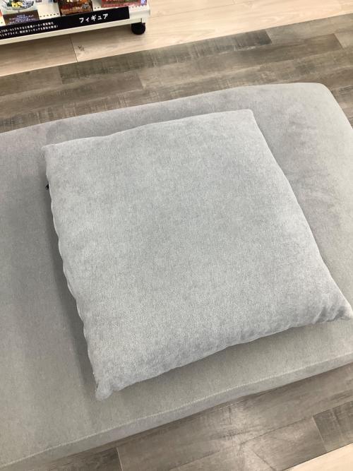 ソファーベッド ブラック×グレー ファブリック