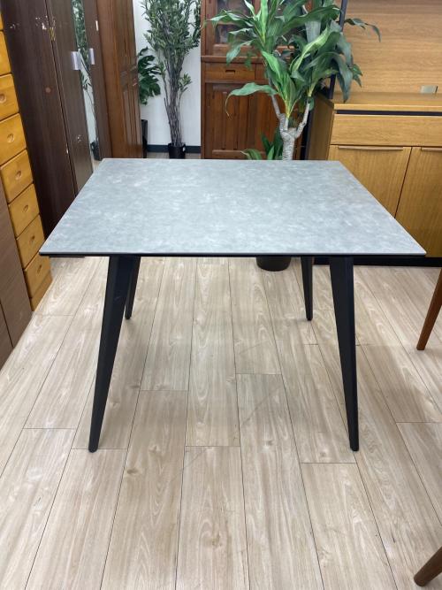 美品TARNY ダルトン セラミック ダイニングテーブル ダークグレー tarny (ターニー) ダイニングテーブル グレー×ブラック 15