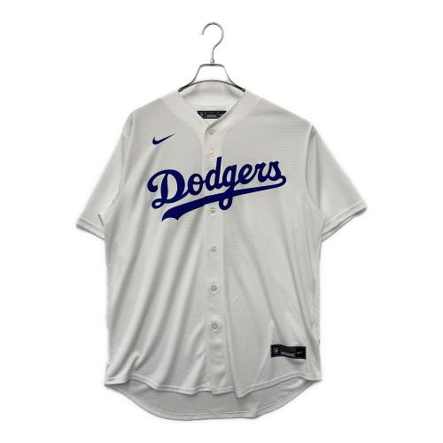 NIKE (ナイキ) 応援グッズ ホワイト×ネイビー ロサンゼルスドジャース ユニフォーム T770-LDWH-LD7-S14