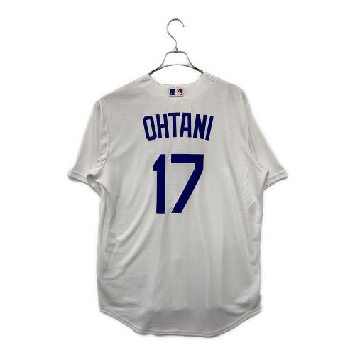 NIKE (ナイキ) 応援グッズ ホワイト×ネイビー ロサンゼルスドジャース ユニフォーム T770-LDWH-LD7-S14