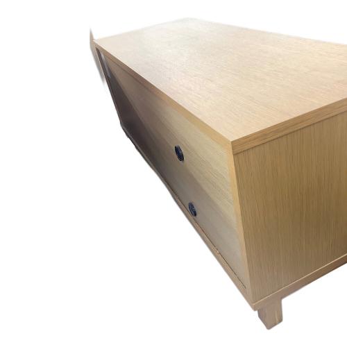 無印良品 (ムジルシリョウヒン) テレビボード ナチュラル 97 フラップ扉 引き出し2 オーク材 幅110㎝