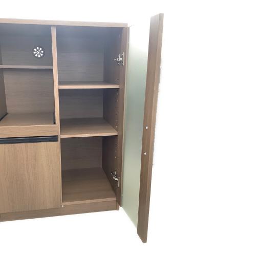 ニトリ レンジ台 ブラウン 1枚扉