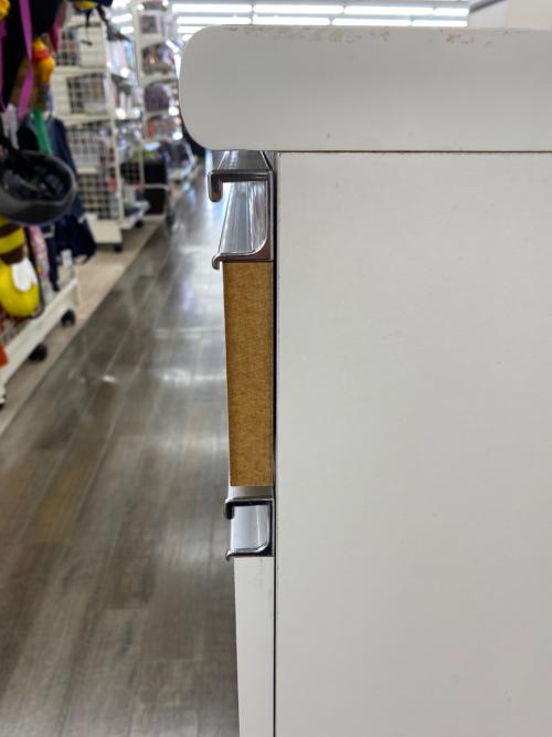 クラフトコガ キッチンカウンター ホワイト 13 2枚扉 引き出し4