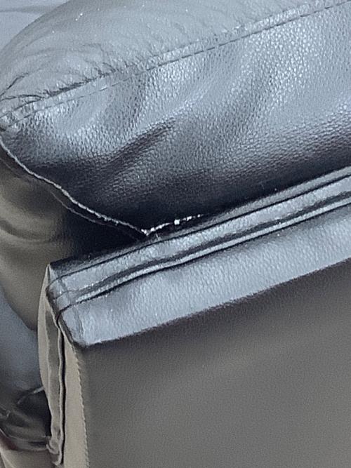 コーナーソファー ブラック