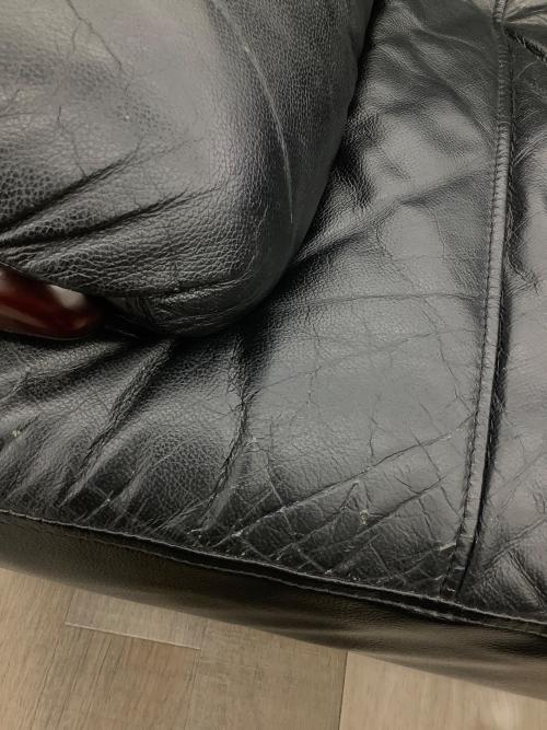 コーナーソファー ブラック