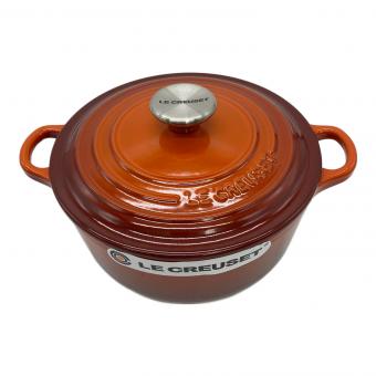 LE CREUSET (ルクルーゼ) ココットロンド レッド