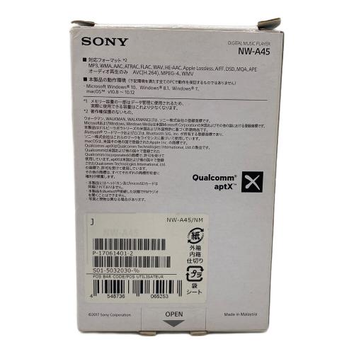 SONY (ソニー) WALKMAN キズ・ハガレ有 NW-A45