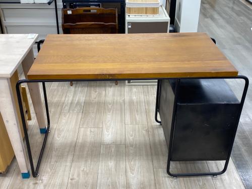 ACME Furniture (アクメファニチャー) デスク ブラウン×ブラック 5 袖机付 BELLS FACTORY DESK