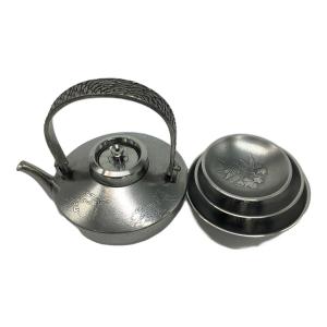 薩摩錫器 (サツマスズキ) 酒器揃 岩切