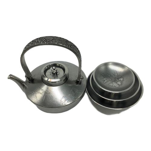 薩摩錫器 (サツマスズキ) 酒器揃 岩切