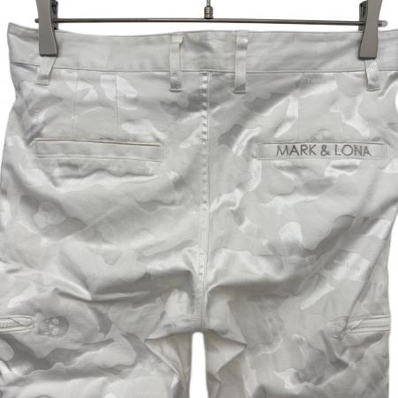 MARK&LONA ML-16S-24 メンズ ゴルフパンツ MARK&LONA (マークアンドロナ) ゴルフパンツ メンズ SIZE M ホワイト
