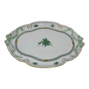 Herend (ヘレンド) パーティートレイ アポニーグリーン