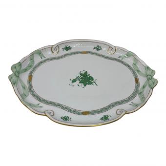 Herend (ヘレンド) パーティートレイ アポニーグリーン