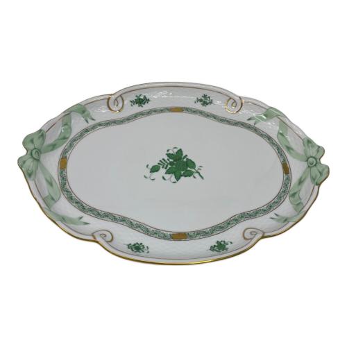 Herend (ヘレンド) パーティートレイ アポニーグリーン
