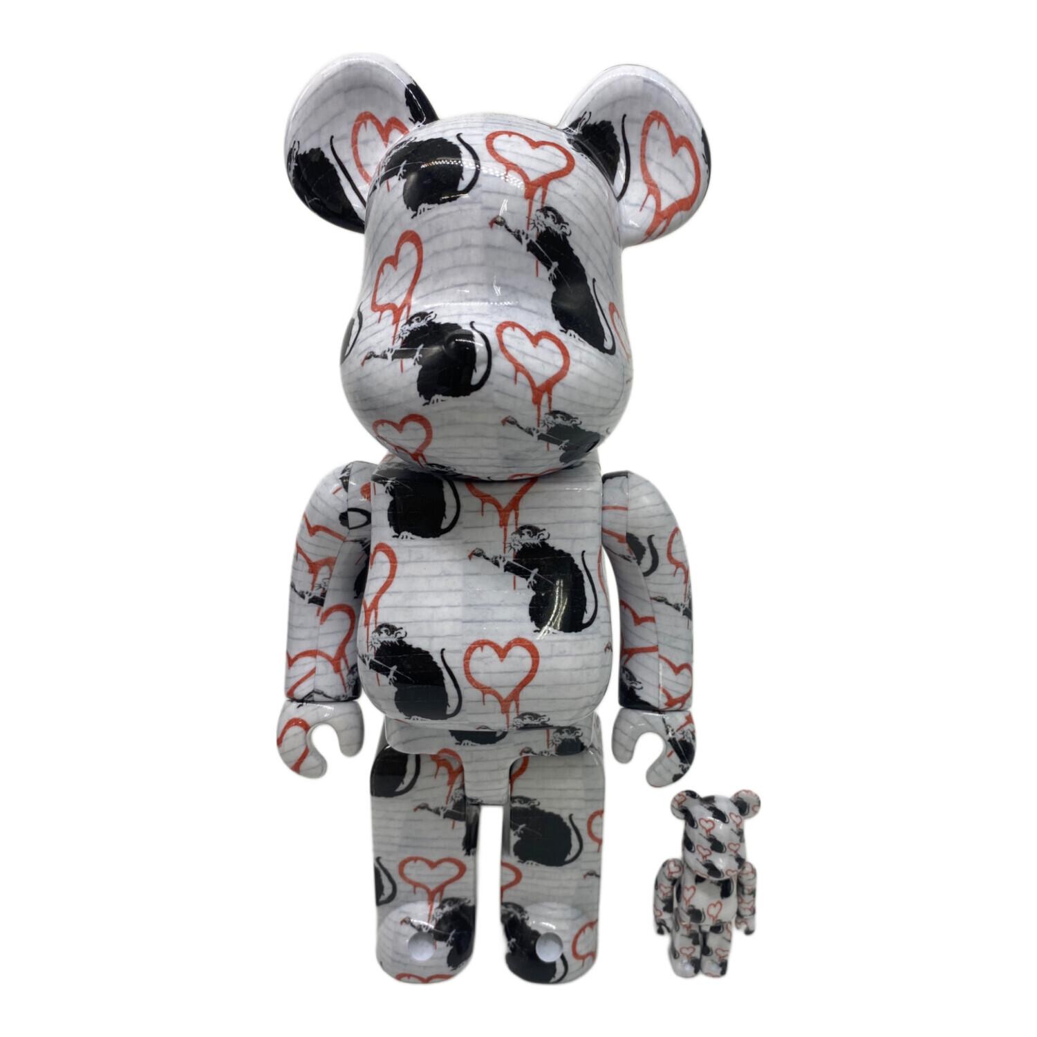 ベアブリック バラ売り可能 2 BEAR BRICK (ベアブリック) フィギュア SYNC Brandalism Love Rat