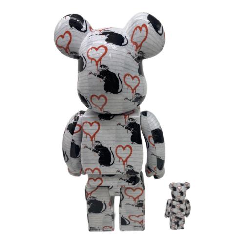 BEAR BRICK (ベアブリック) フィギュア SYNC Brandalism Love Rat