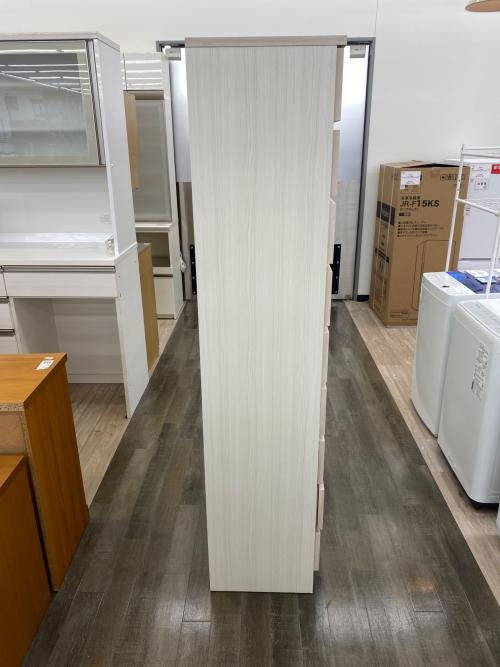 ハイチェスト ホワイト 9段