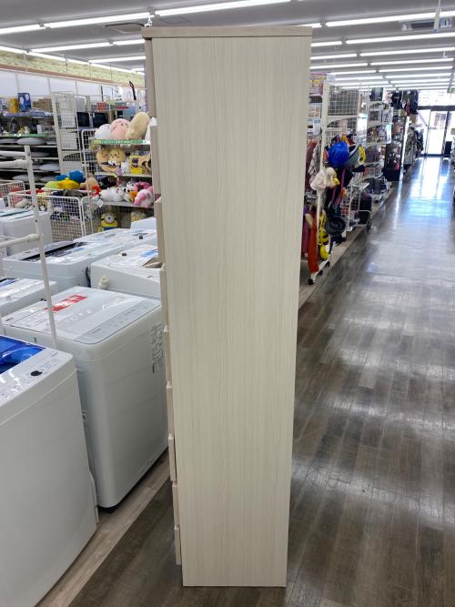 ハイチェスト ホワイト 9段