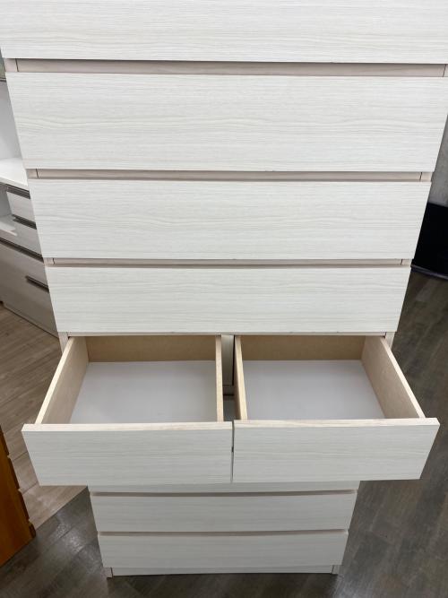 ハイチェスト ホワイト 9段