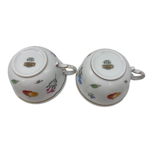 RICHARD GINORI (リチャードジノリ) カップ&ソーサー イタリアンフルーツ 2Pセット