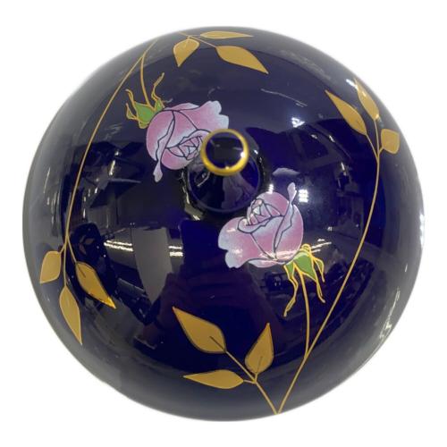 香蘭社 (コウランシャ) キャンディーポット 瑠璃バラ