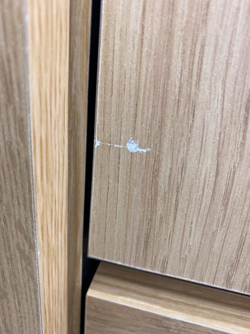 ワードローブ ナチュラル スライド式