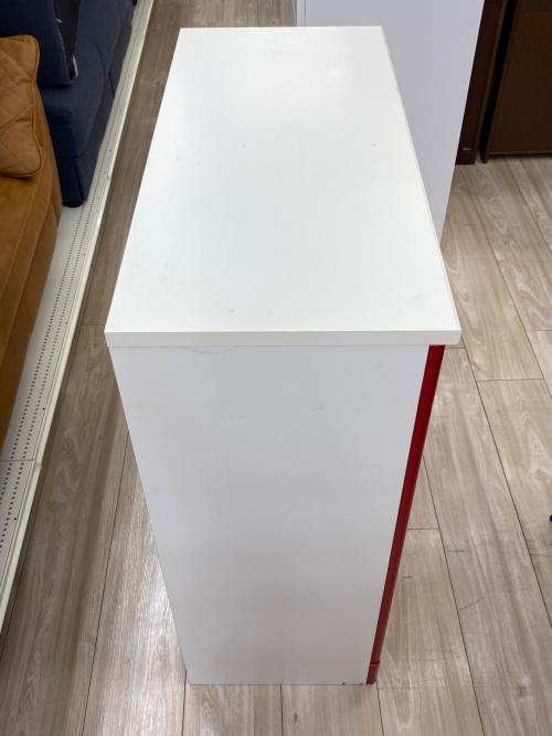 食器棚 レッド