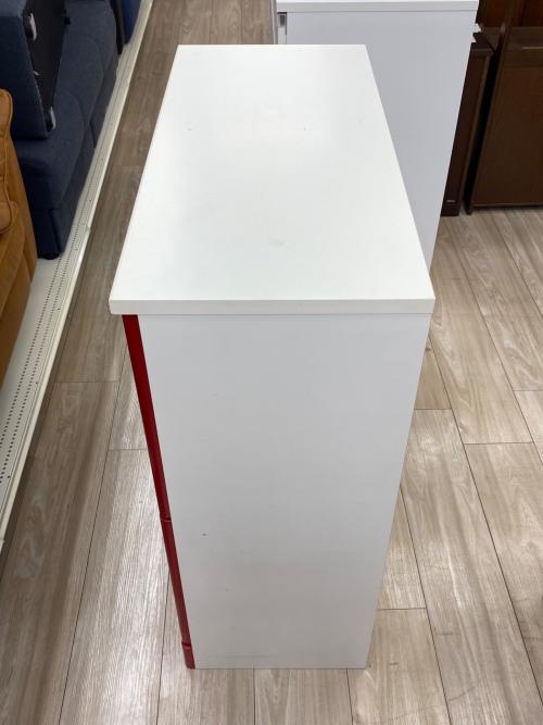 食器棚 レッド