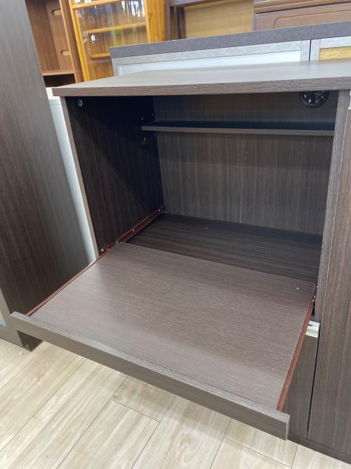 ニトリ レンジ台 ブラウン 65