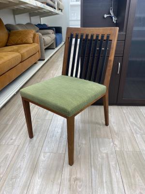 Ritzwell (リッツウェル) ダイニングチェアー ブラウン×グリーン 1人掛け BLAVA