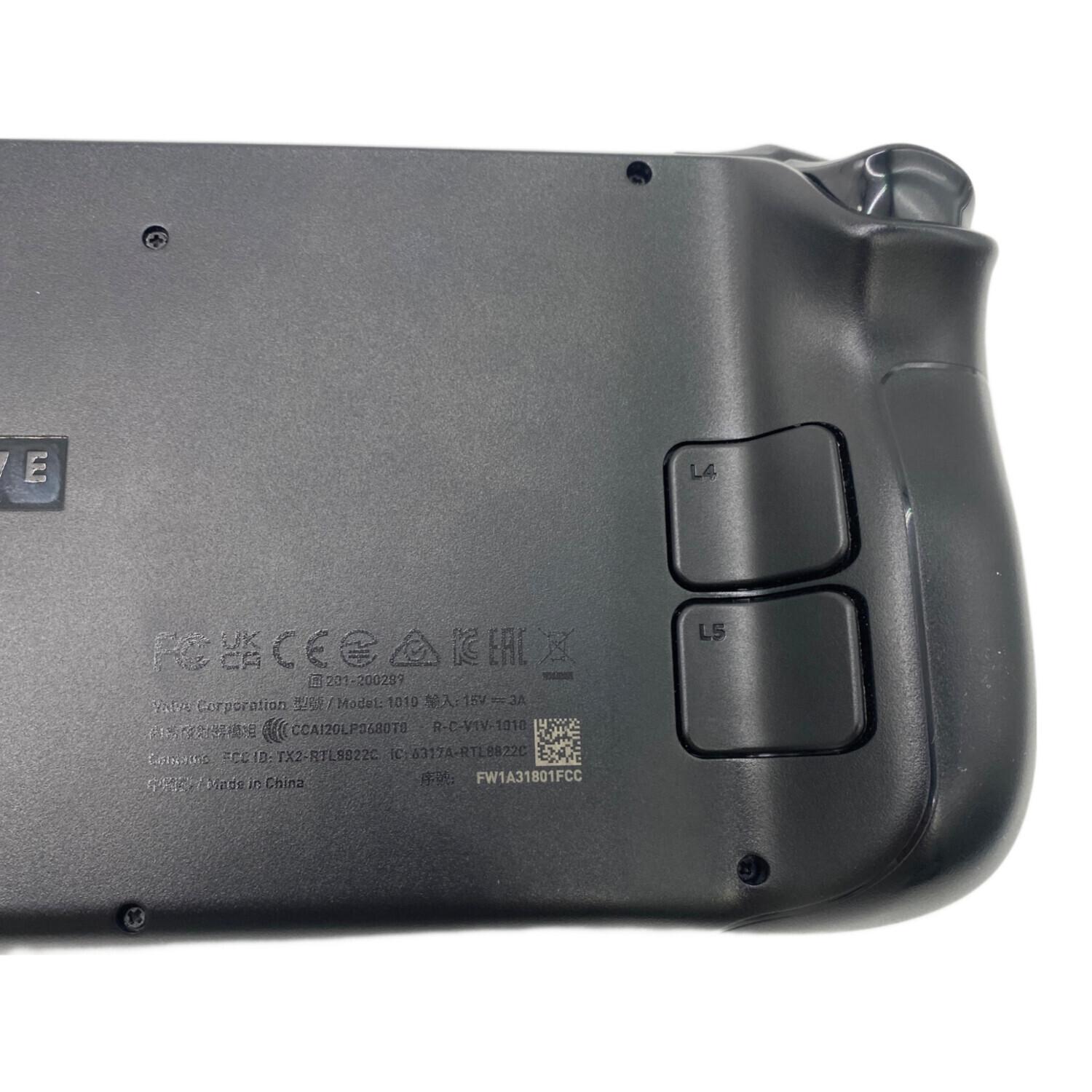 VALVE (バルブ) Steam Deck ブラック 1010 動作確認済み 256GB