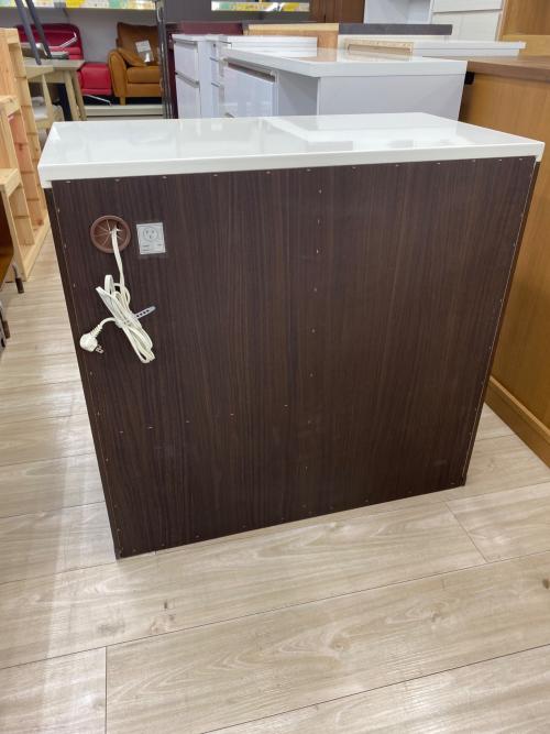 ニトリ キッチンカウンター ブラウン