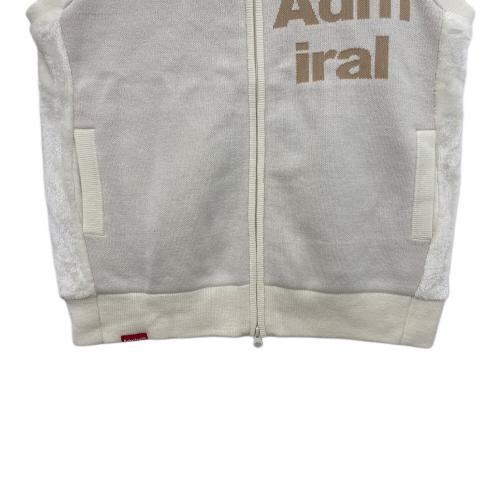 Admiral (アドミラル) ゴルフウェア(トップス) レディース SIZE L ホワイト バックボア フルジップベスト ADLA474