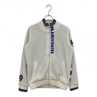 ゴルフウェア(トップス) レディース SIZE 2 ホワイト フルジップアップニットジャケット 055-2172002