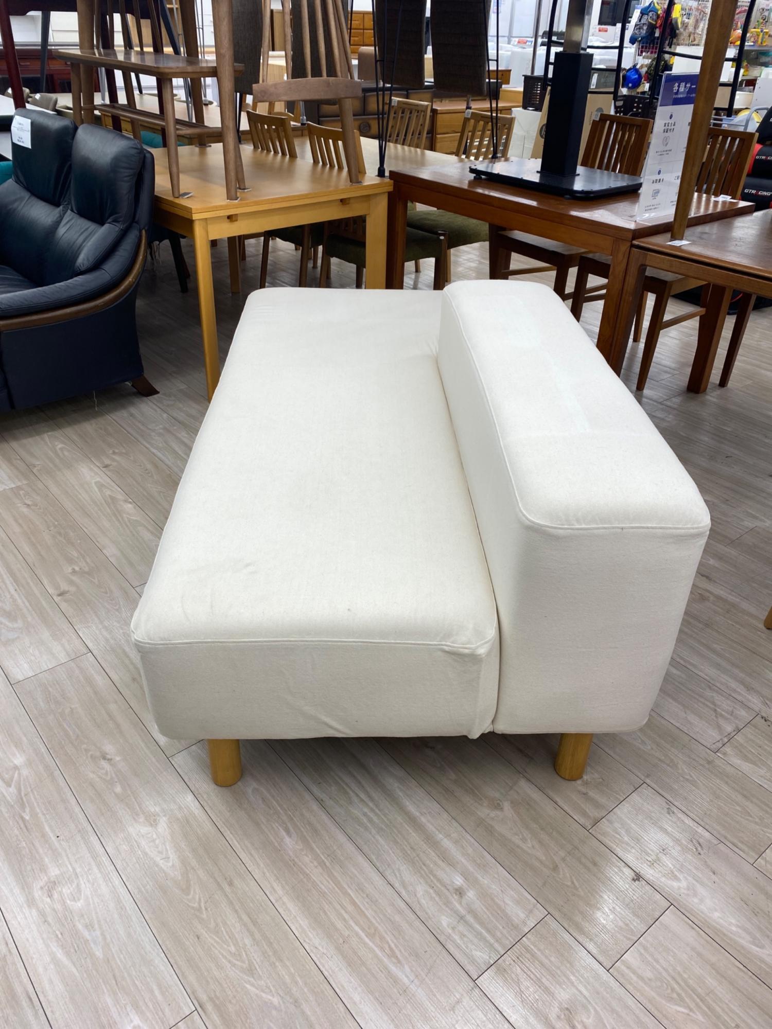 東京都23区送料込‼️無印良品2人掛けソファ(TP04572) 無印良品 (ムジルシリョウヒン) 2人掛けソファー ホワイト