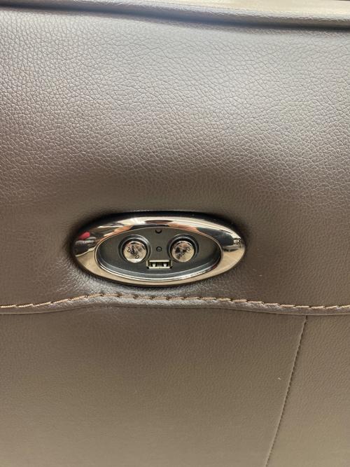 ニトリ 2人掛けリクライニングソファー ダークブラウン アネーロ