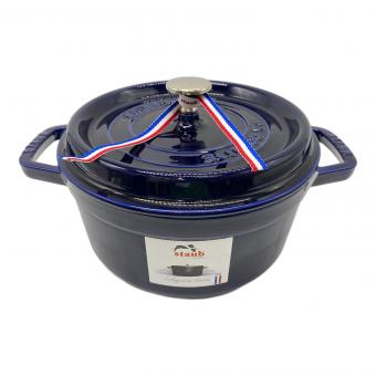 Staub (ストウブ) ラウンドココット SIZE 22cm ネイビー