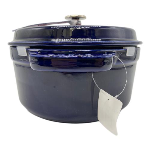 Staub (ストウブ) ラウンドココット SIZE 22cm ネイビー