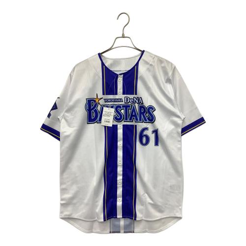 横浜DeNAベイスターズ (ヨコハマディーエヌエーベイスターズ) 応援グッズ Lサイズ ホワイト×ブルー 蛯名 ハイクオリティレプリカユニフォーム