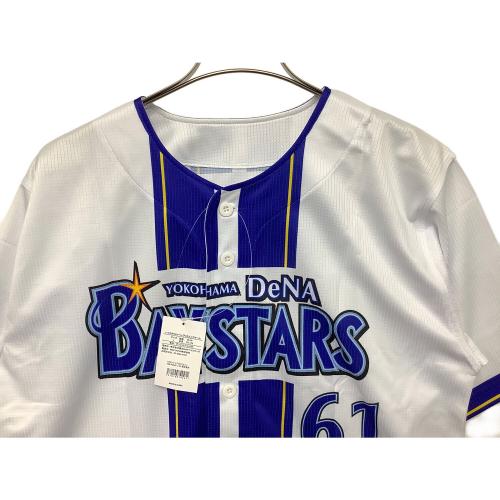 横浜DeNAベイスターズ (ヨコハマディーエヌエーベイスターズ) 応援グッズ Lサイズ ホワイト×ブルー 蛯名 ハイクオリティレプリカユニフォーム