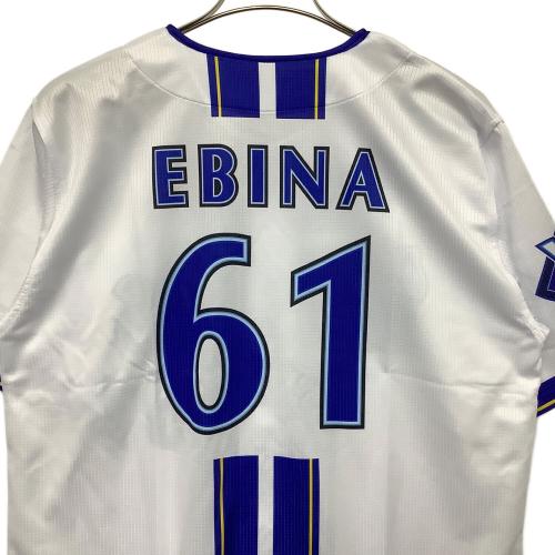 横浜DeNAベイスターズ (ヨコハマディーエヌエーベイスターズ) 応援グッズ Lサイズ ホワイト×ブルー 蛯名 ハイクオリティレプリカユニフォーム