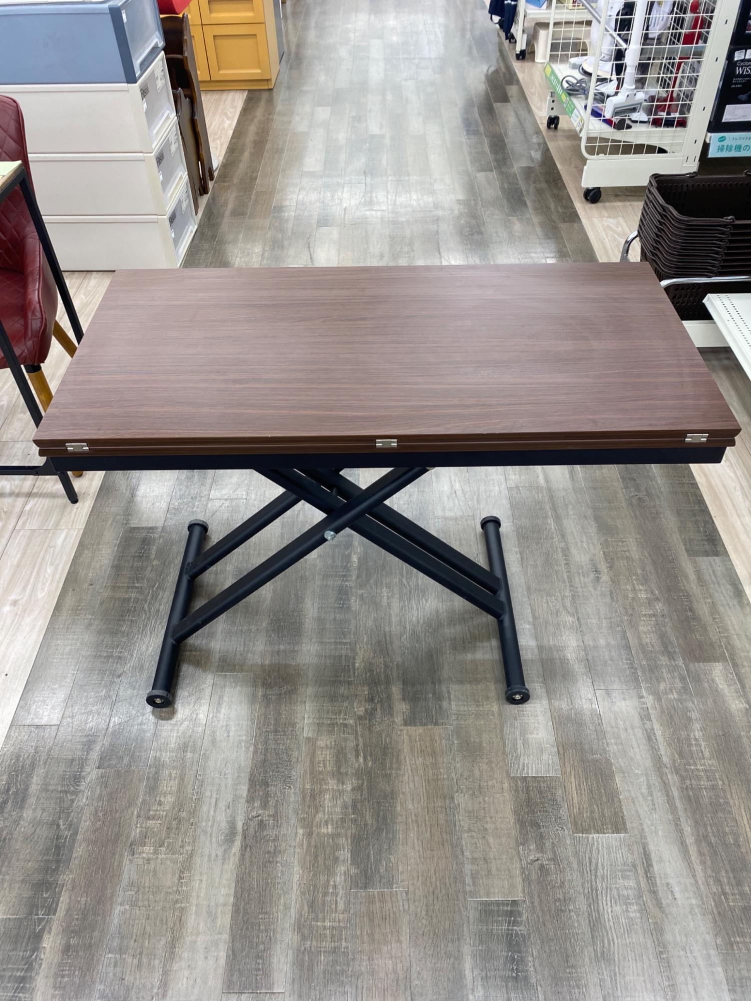 リフティングテーブル ブラウン×ブラック【トレファク堺福田店】 トレファク 堺福田店｜大阪府堺市のリサイクルショップ