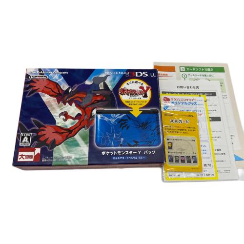 Nintendo (ニンテンドー) 3DS LL ※本体キズ・ヨゴレ有 CERO A (全年齢対象)ポケットモンスター Y パック ゼルネアス・イベルタル ブルー/3DS/SPRSBMDT/A 全年齢対象 SPR-001 -