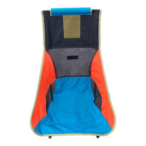 Helinox (ヘリノックス) アウトドアチェア ブラック×スカイブルー×オレンジ チェアツー