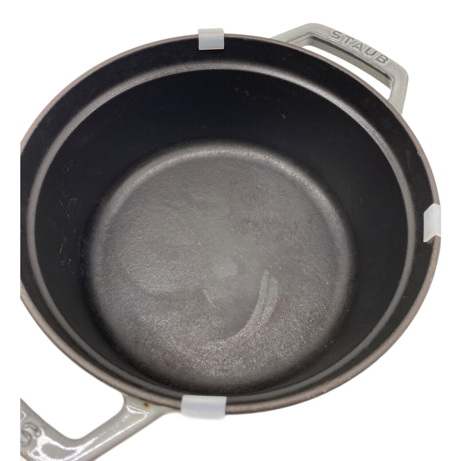 bancho 　STAUB ストウブ ココット 20cm グレー　未使用 Staub (ストウブ) ココット 7 7/8'' SIZE 20cm グレー｜トレファクONLINE