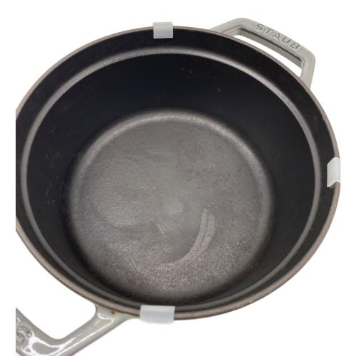 Staub (ストウブ) ココット 7 7/8'' SIZE 20cm グレー
