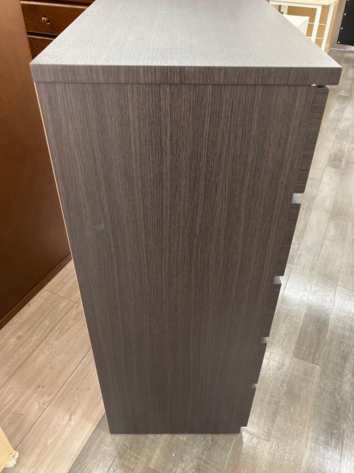 ニトリ 5段チェスト ハイチェスト フォウ80 DBR ブラウン